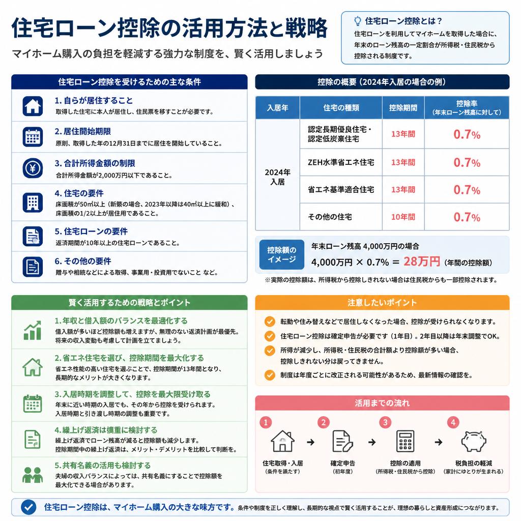 住宅ローン控除を最大限に活かすためのコツ