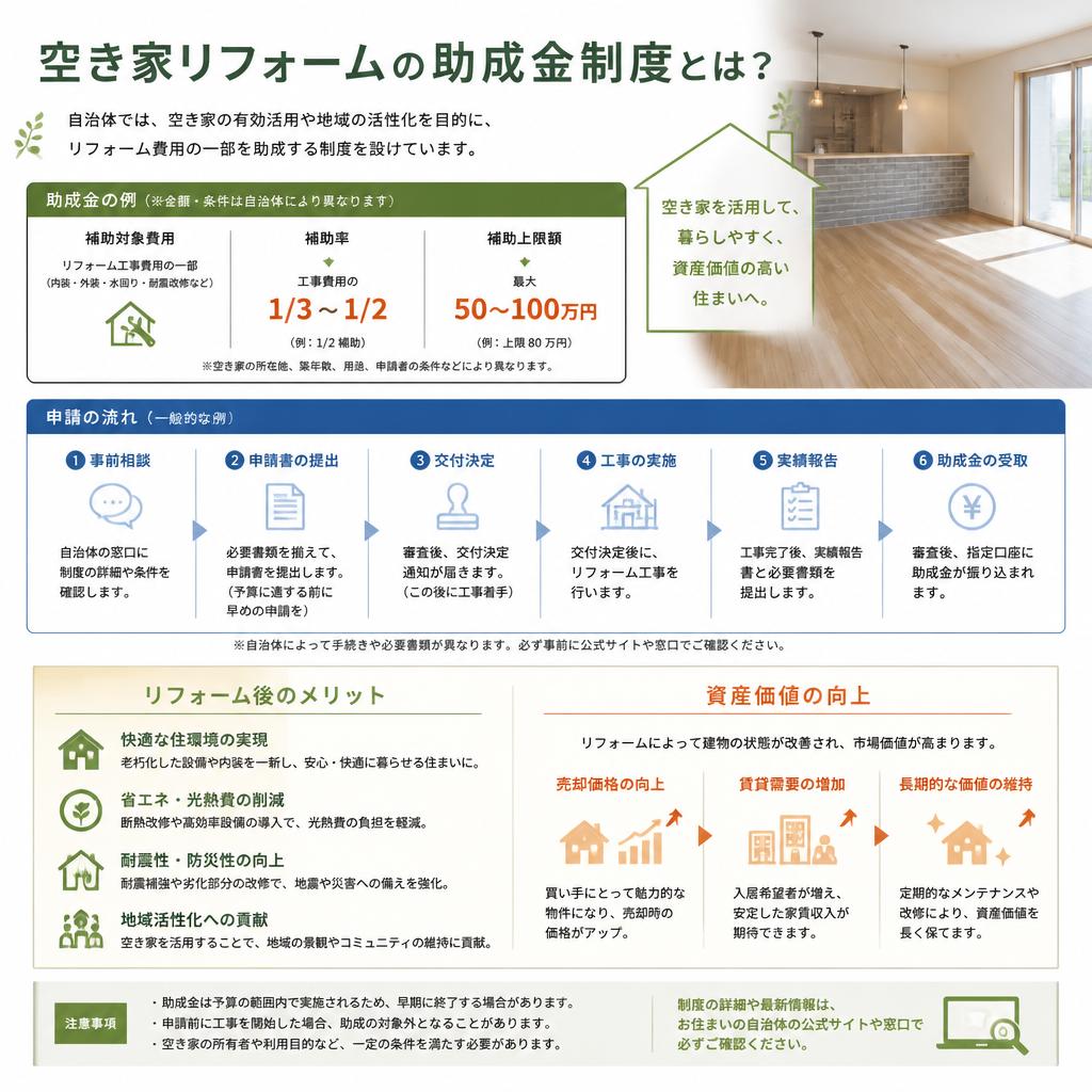 リフォーム助成金の活用法