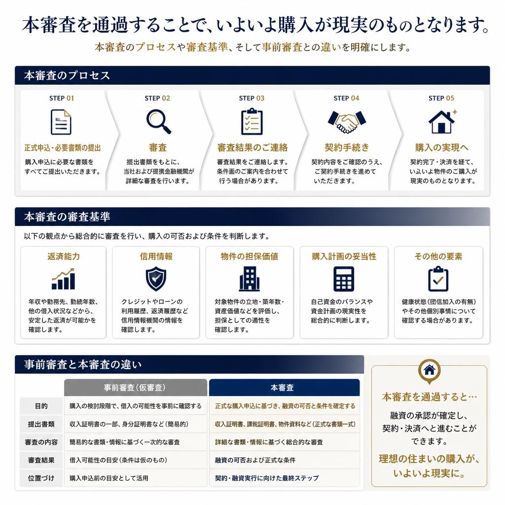 本審査の重要性