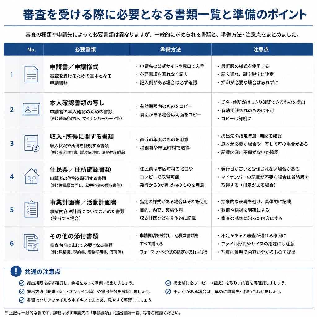 3. 住宅ローン審査に必要な書類