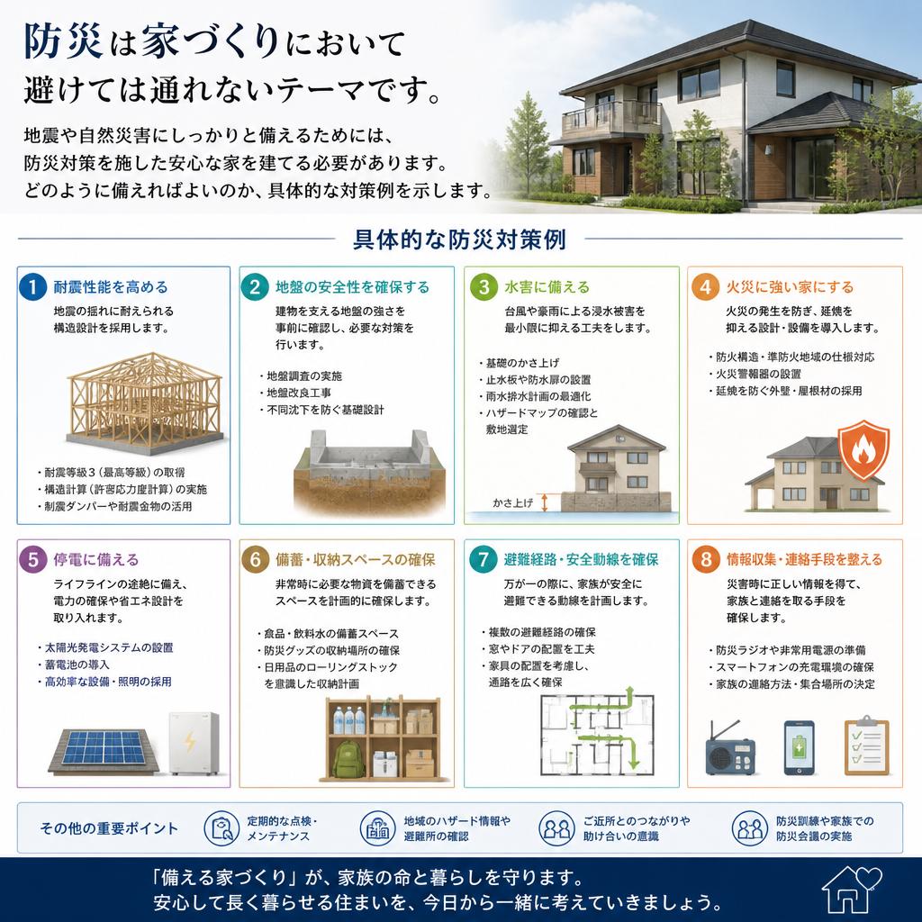 防災と家づくりの関係
