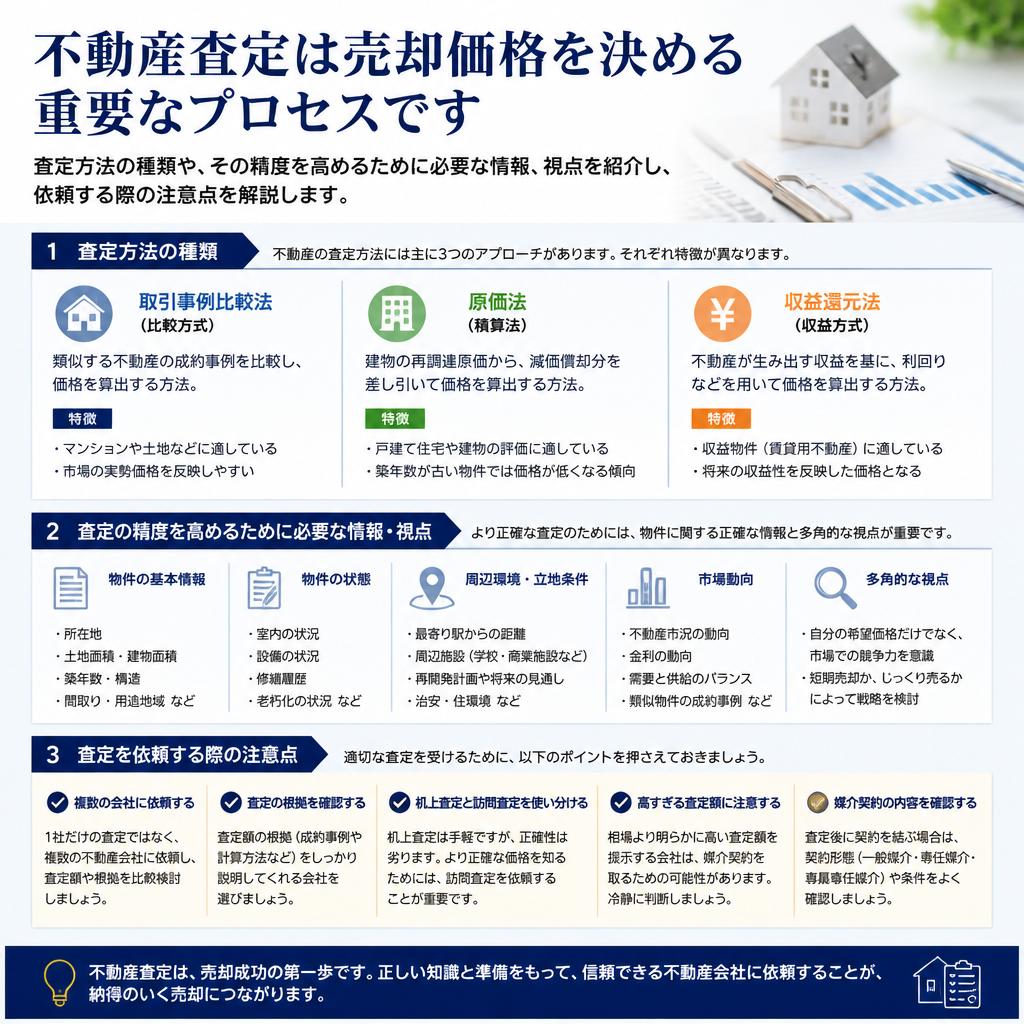 不動産査定の方法とその重要性