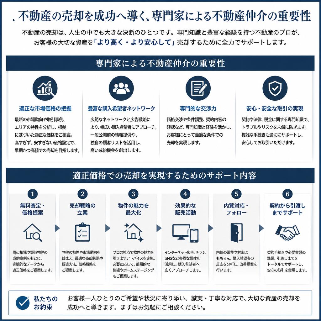 不動産仲介の利点