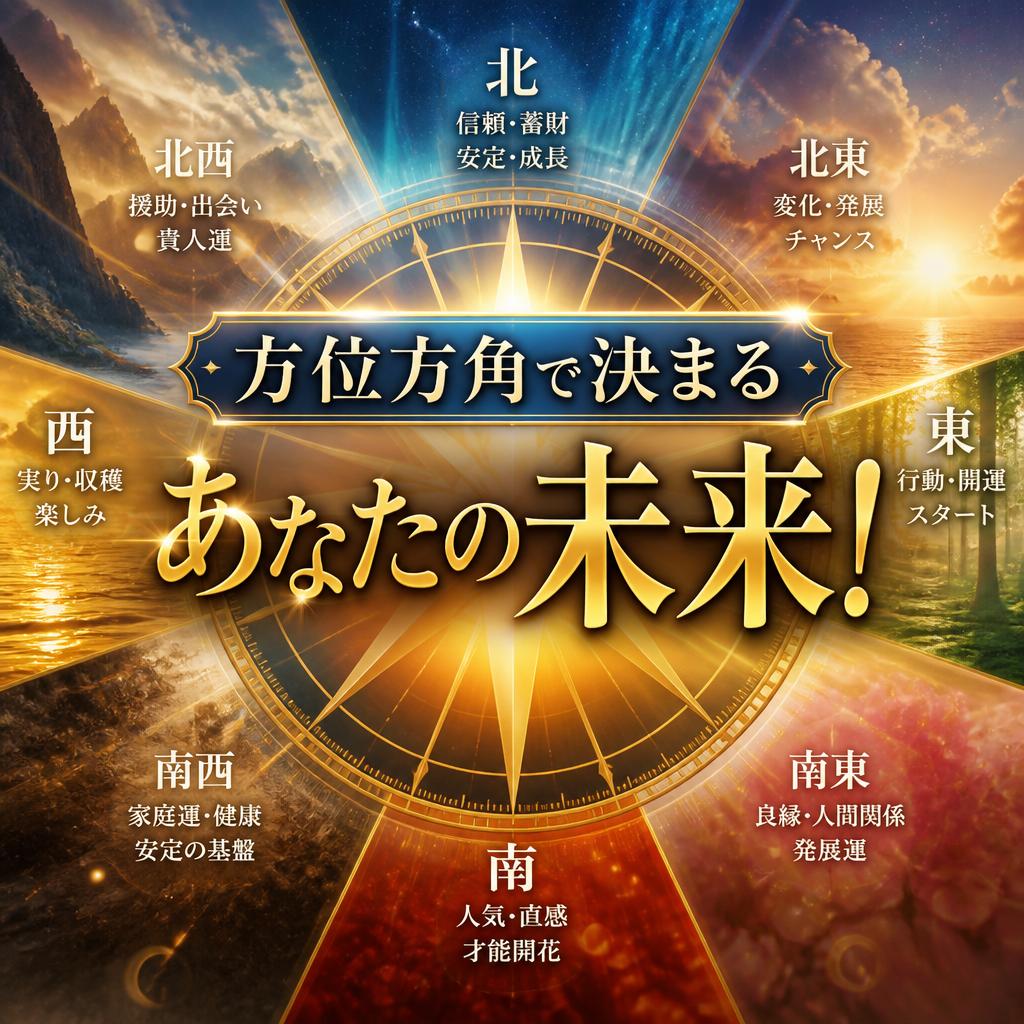 方位方角で決まるあなたの未来！