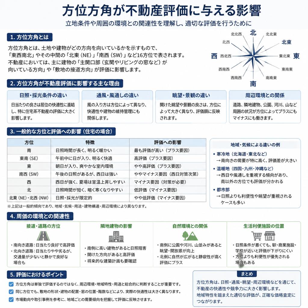 不動産評価を左右するポイント